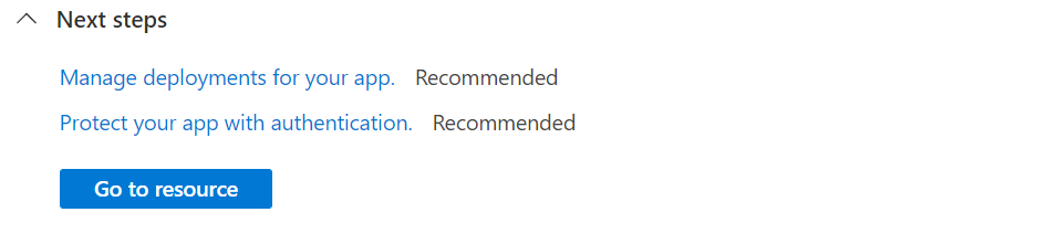 Screenshot des nächsten Schritts beim Gehen zur Ressource.
