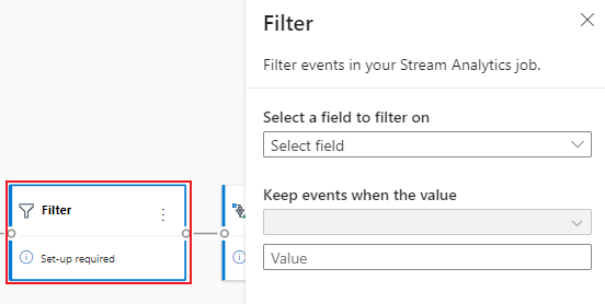 Screenshot: Filteroperatorkonfiguration