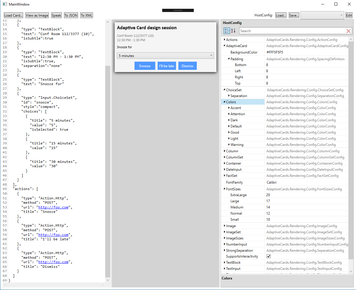 Screenshot der Visualisierung