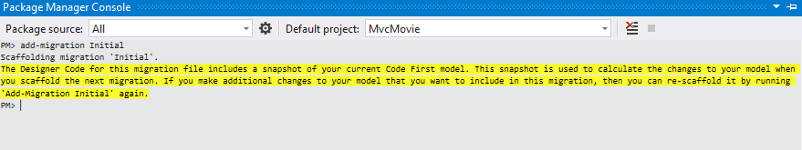 Screenshot der Paket-Manager Konsole. Text im Befehl