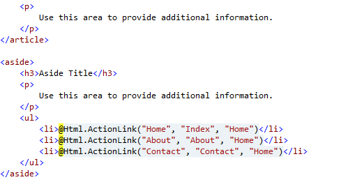 Neue Vorlage mit Razor- und HTML5-Markup Neue Vorlage mit Razor- und HTML5-Markup