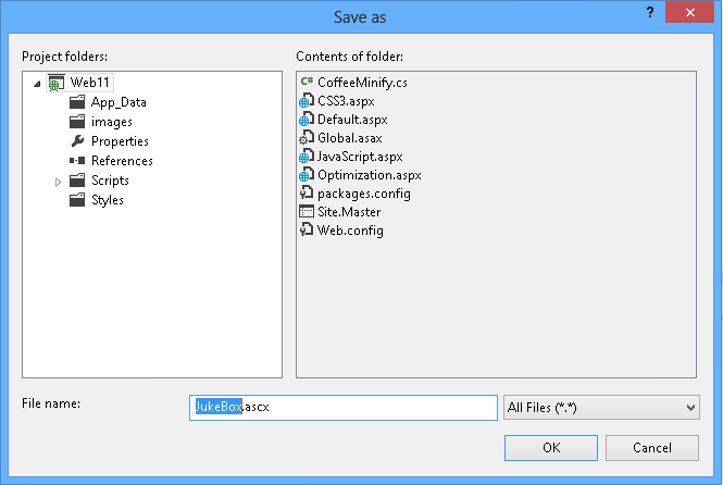 Speichern des extrahierten Benutzersteuerelements Speichern des extrahierten Benutzersteuerelements