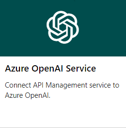 Screenshot des Erstellens einer API aus Azure OpenAI im Portal.