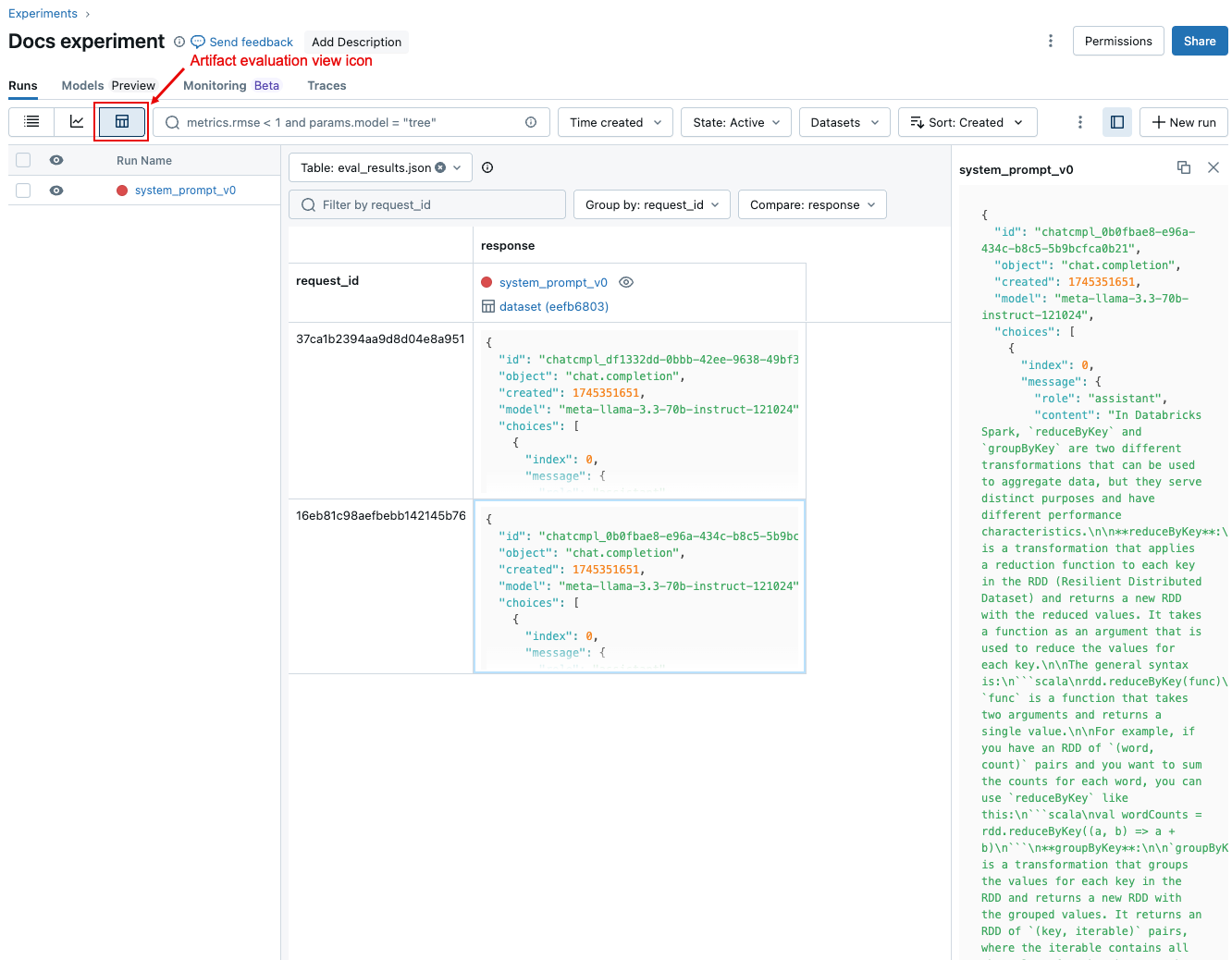 Individuelle Fragen im Auswertungssatz
