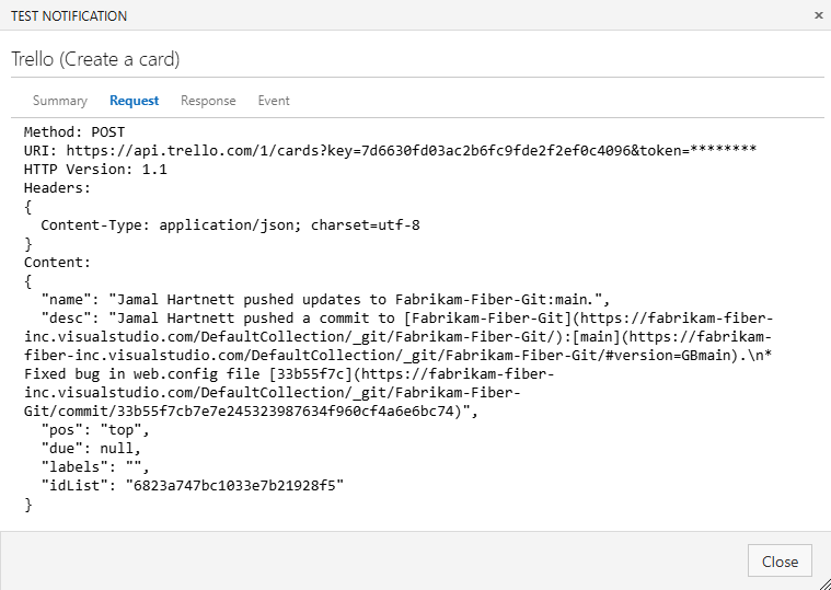 Screenshot des Fensters 