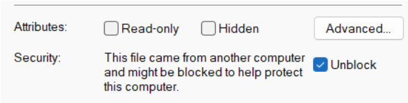 Blockierung des Skripts aufheben