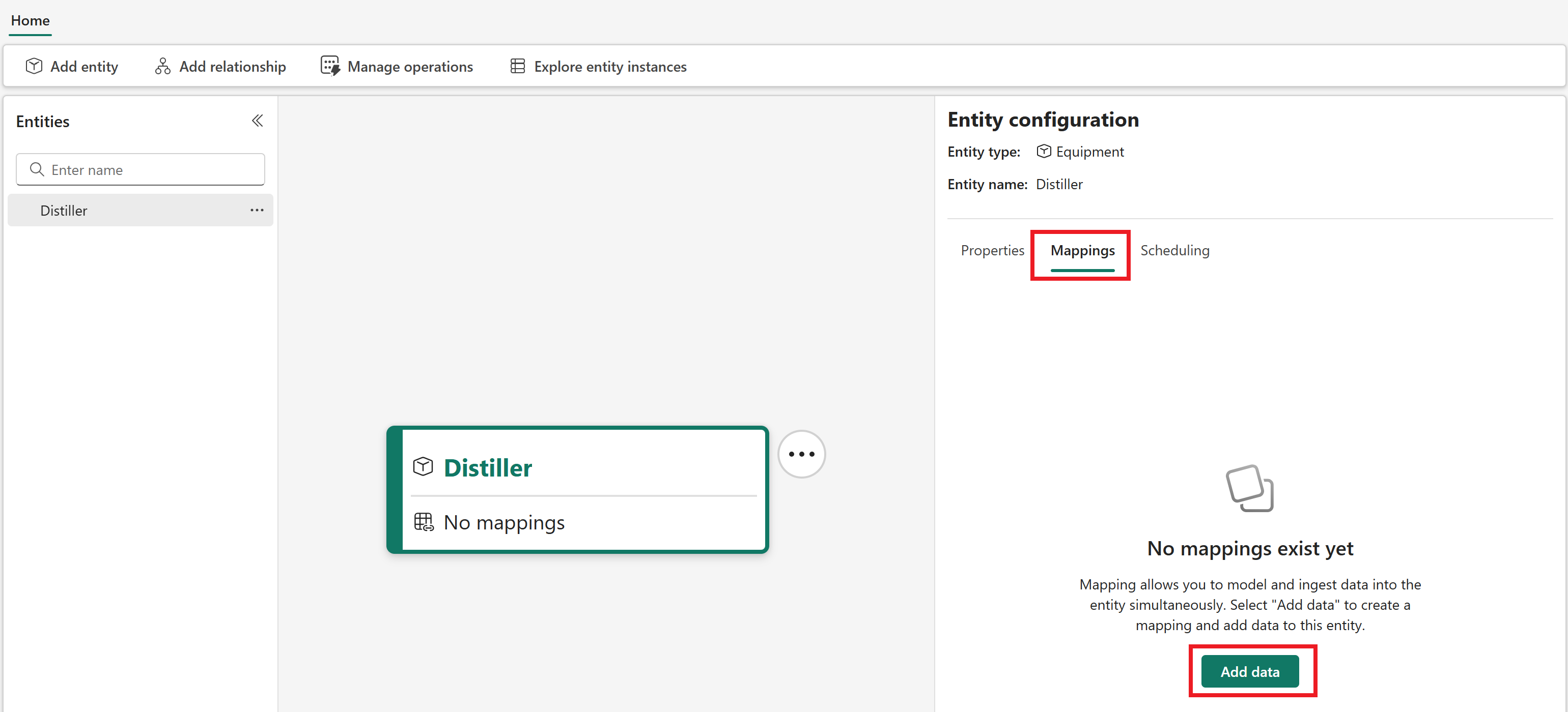 Screenshot des Hinzufügens einer Zuordnung.