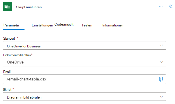 Der fertige Excel Online (Business)-Connector in Power Automate.