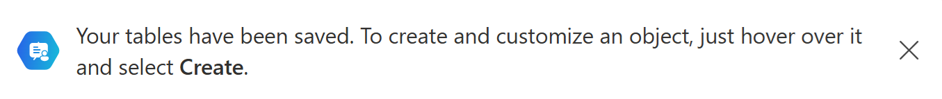 Screenshot mit der Meldung Bereit zum Erstellen Ihrer Lösung.