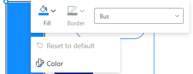 Screenshot der Benutzeroberfläche, wenn ein Benutzer mit der rechten Maustaste auf eine Leiste klickt.