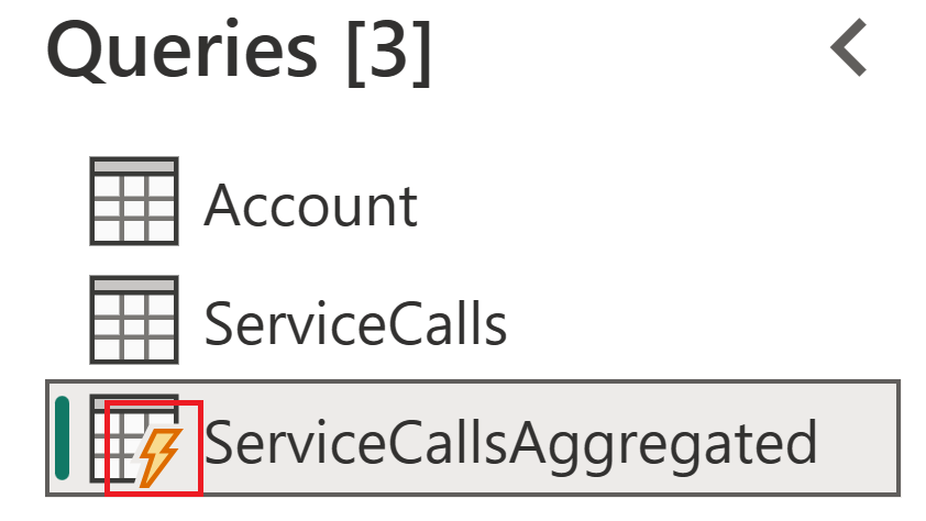 Screenshot der berechneten Tabelle mit hervorgehobenem berechnetem Symbol.
