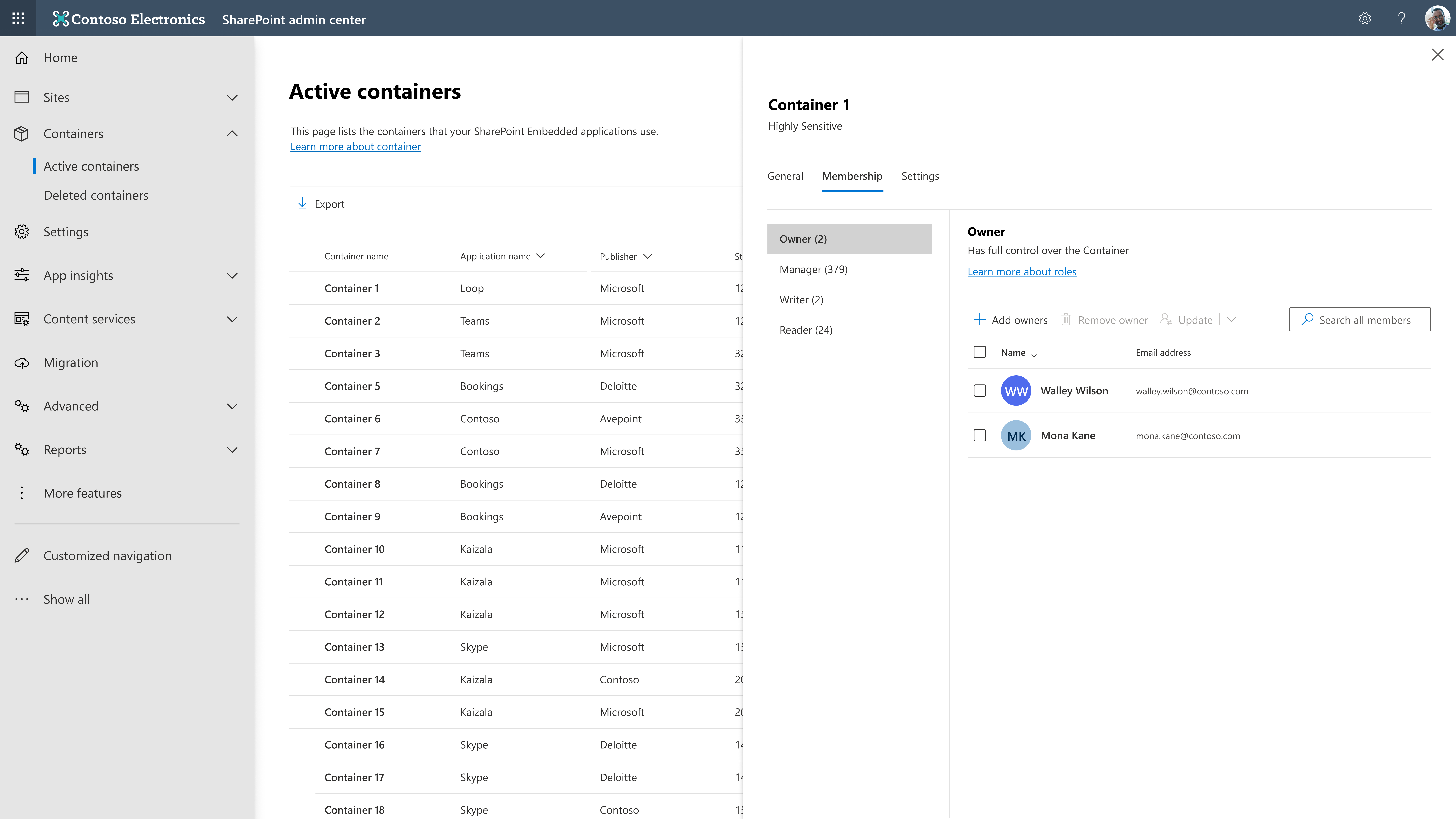 SPE-Container owner-one