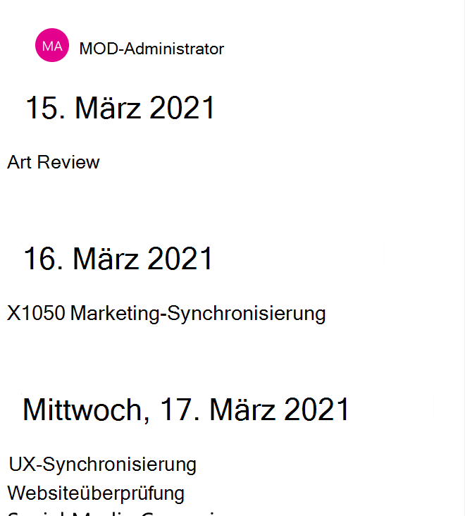 Screenshot des Ergebnisses der Übung.