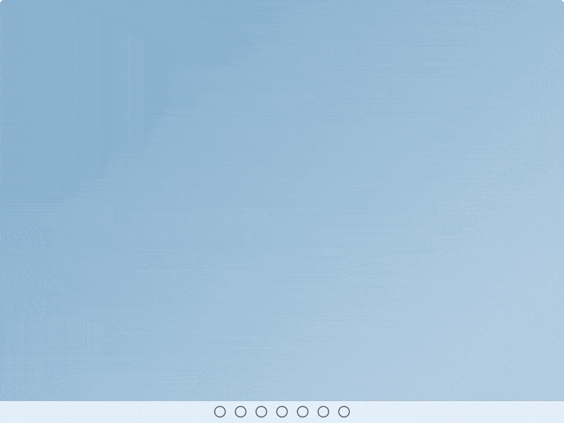 Animiertes GIF eines Objekts, das am Finger des Benutzers beim Hochwischen haftet.