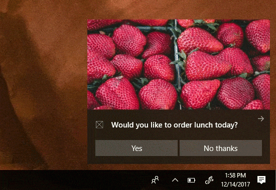 Benachrichtigung mit ausstehendem Update
