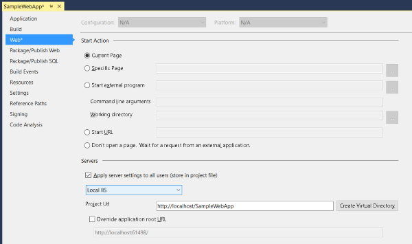 Screenshot der Registerkarte 