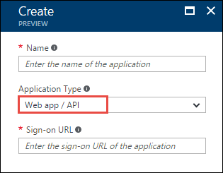 Create web app Create web app