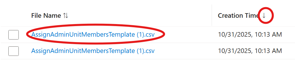 Screenshot of the bulk jobs list showing the completed operation.
