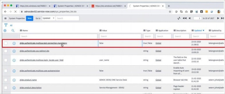 Configure single sign-on Screenshot of Test connection page