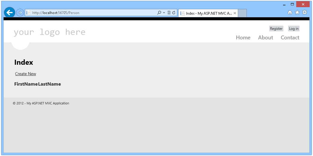 Application first run Application first run