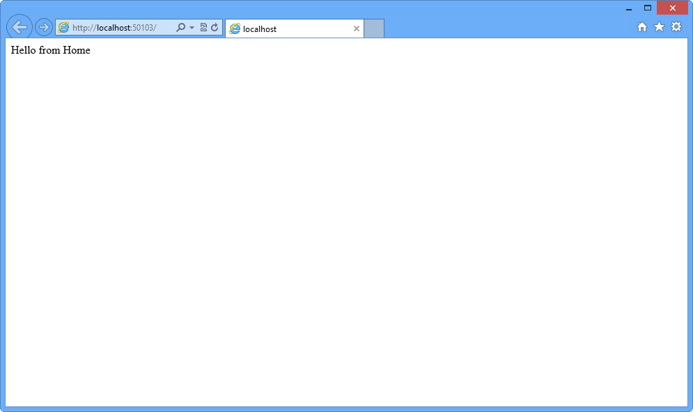 Application running in a web browser Application running in a web browser