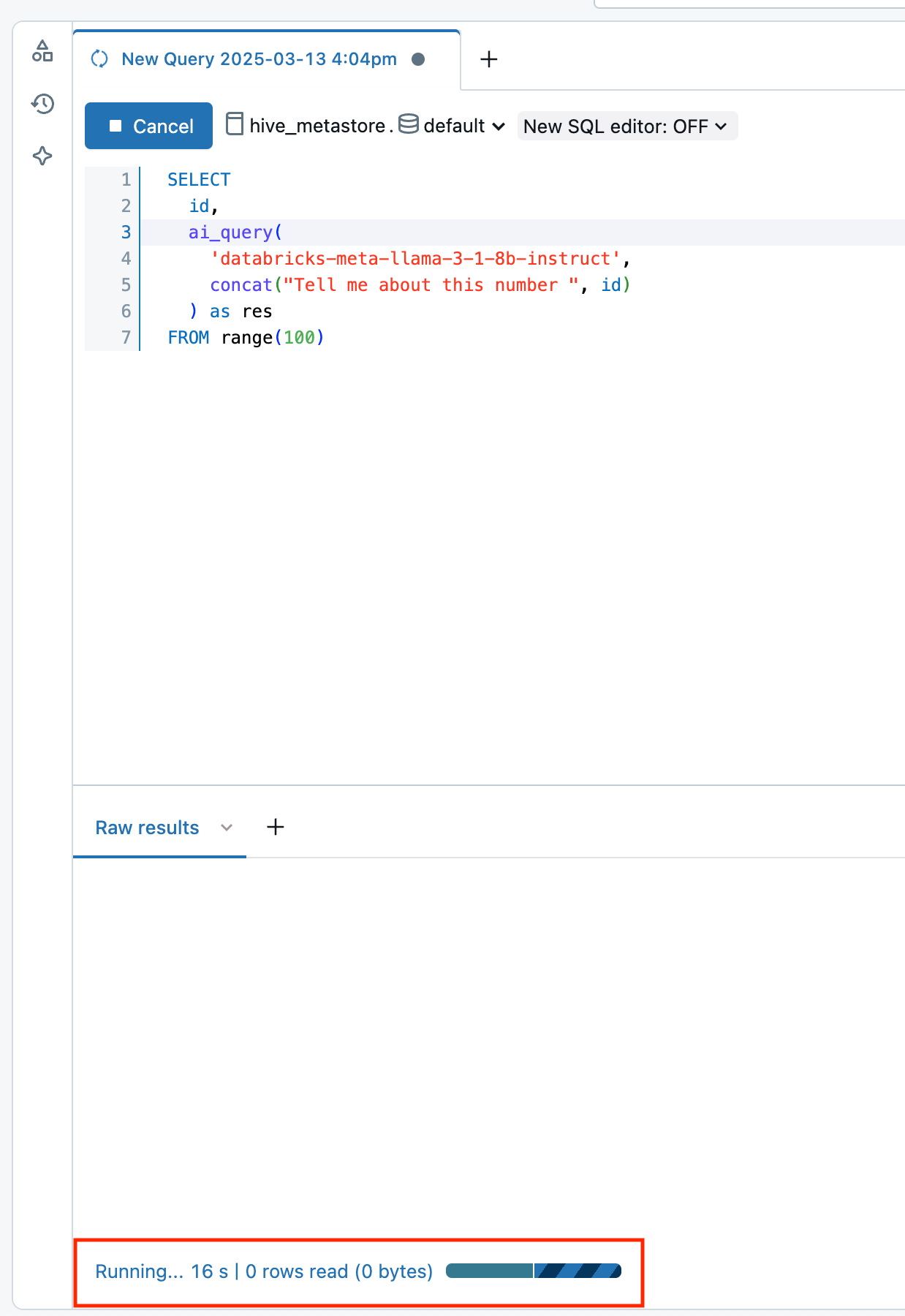Monitor AI Function progress