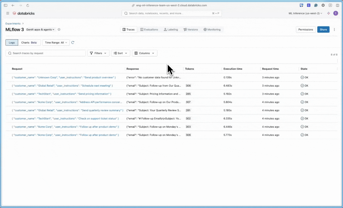 Create an evaluation dataset and add traces