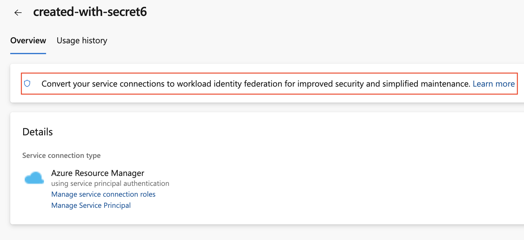Screenshot of Convert action Screenshot of Convert action.