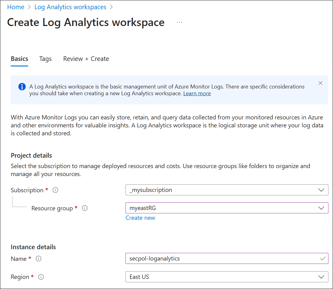 Screenshot of the Virtual Network Links list for security policy.
