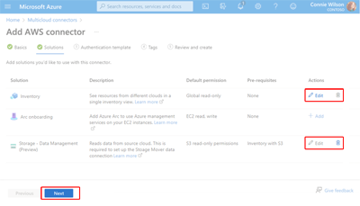 A screen capture showing the presence of the Edit links in the Actions column of the Solutions list.