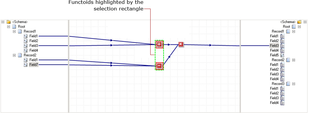 BulkSelect_SelectionRectangle Rectangle selection of functoids