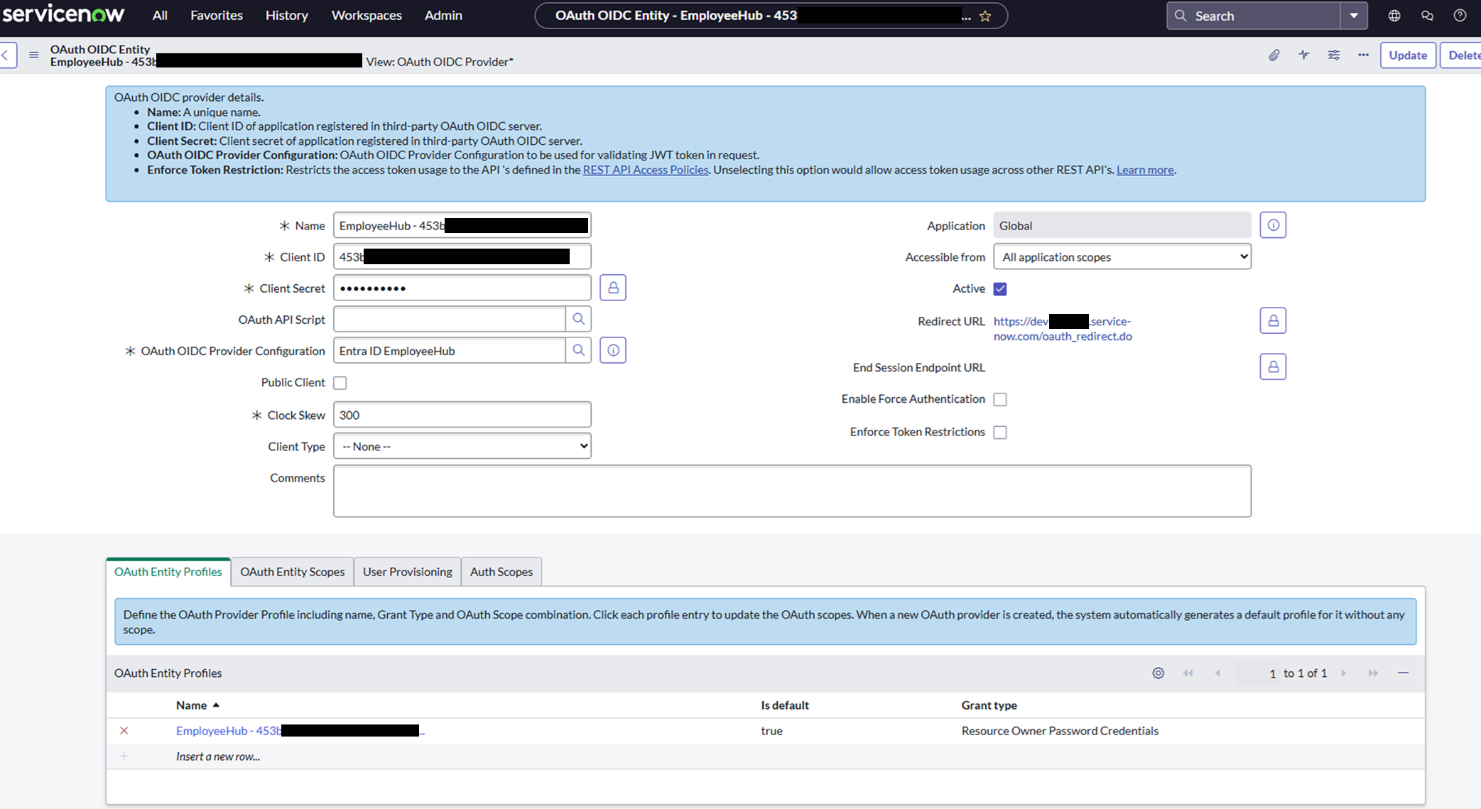 Configure OIDC Provider
