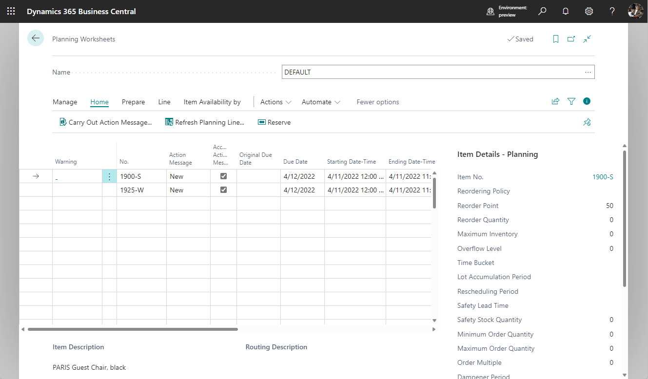 Contents of the Planning Worksheets page Contents of the Planning Worksheets page.