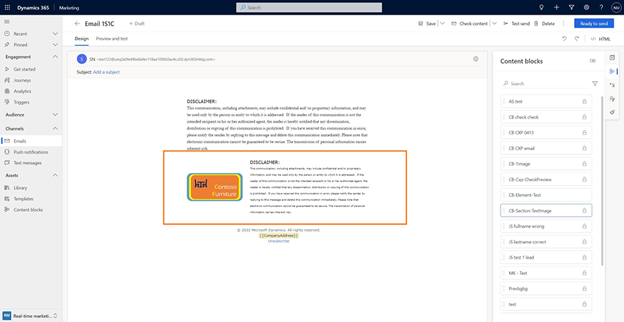 Section content block retain layout example Section content block retain layout example.
