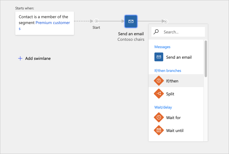 Add a if/then tile Add a if/then tile.