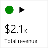 Example of KPI tile.