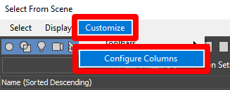 Configure Columns Configure Columns.
