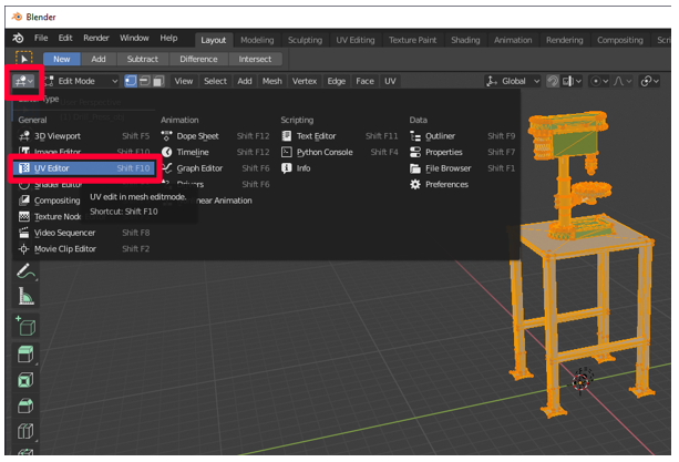UV Editor UV Editor.