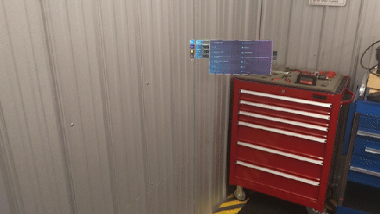 Animation of summoning the Call window Animation of summoning the Call window.