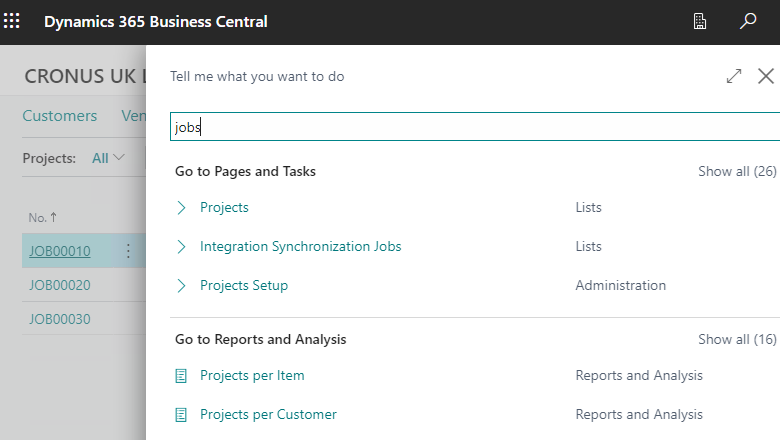 Jobs being renamed as projects Jobs being renamed as projects