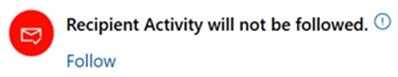 Email follow state set off Email follow state off