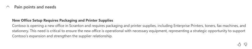 Pain points and needs