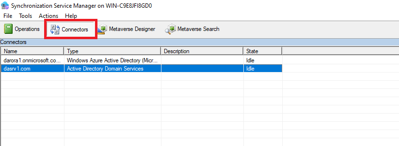 Screenshot of Connectors.