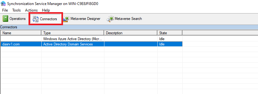 Screenshot of Connectors.