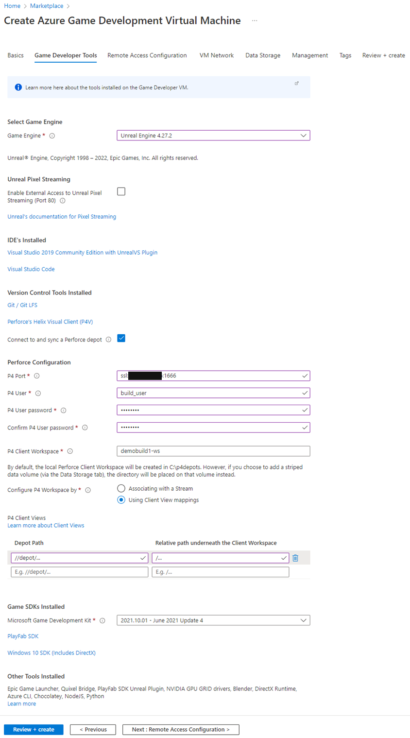 Create Game Dev VM 2