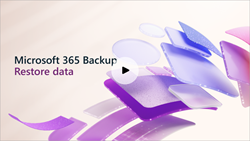 Thumbnail image of restore backup data video.