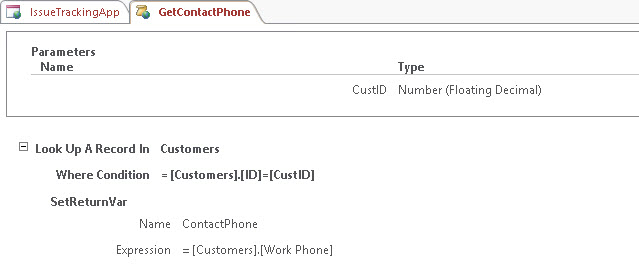 GetContactPhone data macro GetContactPhone data macro