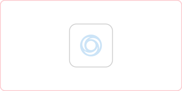 Diagram that shows an app icon which is faded.