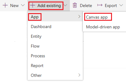 Banner options to link an existing app Banner options to link an existing app.