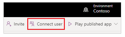 Connect user on the Live monitor command bar Connect user on the Live monitor command bar.